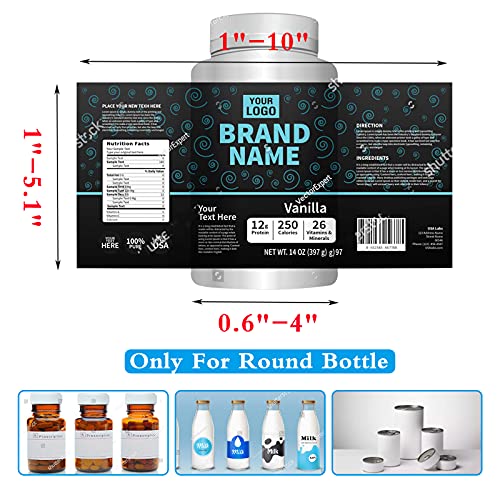 Sumeve Manual Bottle Labeling Machine, Bottle Label Applicator for Round Bottles (White) by Sumeve - Image 4