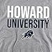 Howard University Official Stacked Unisex Youth Pull-Over Hoodie,Athletic Heather, Small