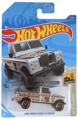Hot Wheels Zamac Land Rover Series III Pickup miniatura 1