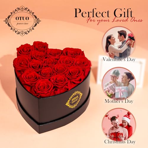 16-Preserved-Roses-in-Heart-Shaped-Box-Flowers-for-Delivery-Prime-Last-up-2-Years-Real-Forever-Flowers-for-Wife-Girlfriend-Mother-Eternal-Roses-for-Anniversary-Red 16 Preserved Roses in Heart Shaped Box Flowers for Delivery Prime Last up 2 Years Real Forever Flowers for Wife Girlfriend Mother Eternal Roses for Anniversary Red