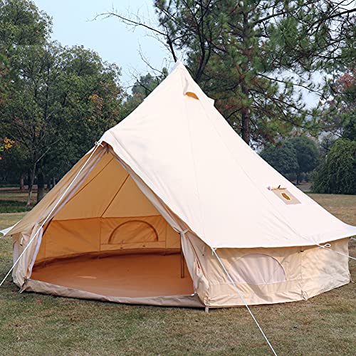 Carpa Mongolia yurta grande para camping 5-8 personas miniatura 7
