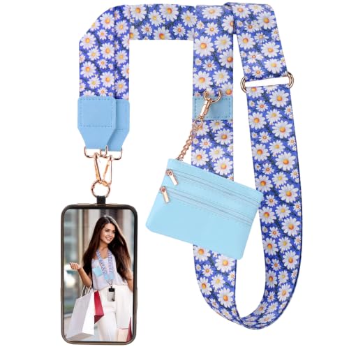 Image of XANGNIER Clip and Go Strap for Phone with Wallet Crossbody,Multicolor 37