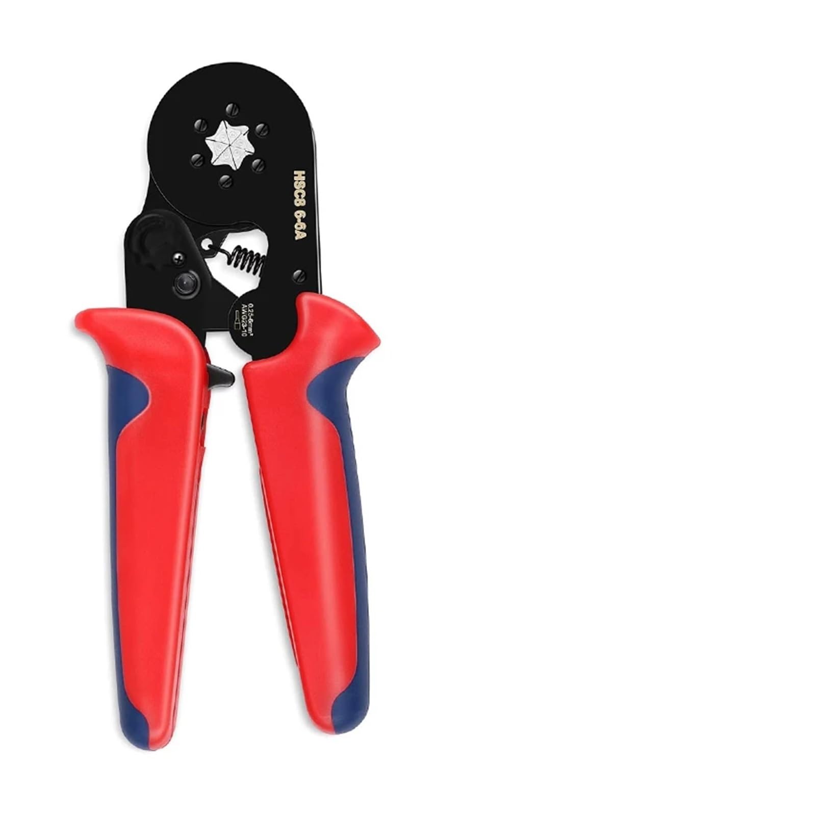 Ewsdsfs Hsc8 6-6A 1900Pcs Ferrule Crimping Tool Kit Hexagonal Sawtooth Self-Adjustable Ratchet Wire Terminals Crimper With 1900 Set(Hsc8 6-6A 1900Pcs)