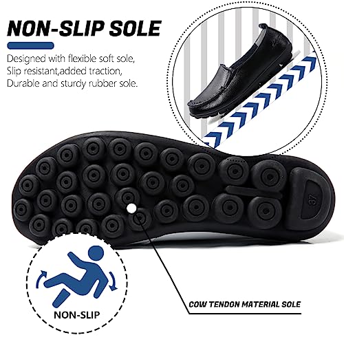 Women's Loafers, Slip-on, Non-Slip, Comfortable Shoes for Driving, Walking and Working, Lightweight Breathable Shoes, Fashionable Women's Shoes3
