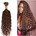 Kiss darling LASHES Water Wave Bulk Human Braiding Hair No Weft Unprocessed Raw Human Hair Extensions 26inch #33 Dark Auburn Wet and Wavy Micro Braiding for Boho Knotless Braids 100g -  kiss2024salonhumanhair Products Co.,Ltd., 2024BulkWW#3326