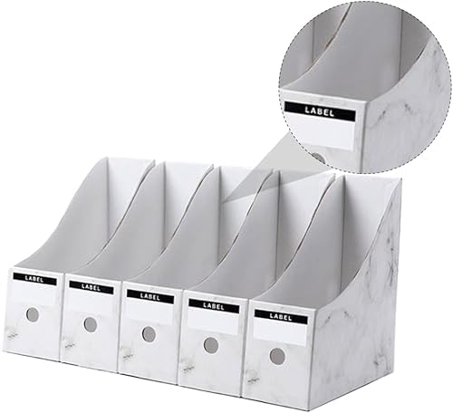 Miniatura 7 de 5pcs Document Rack File Holder Simple Desktop Storage Organizer Practical Office Desk Tray for Letters Magazines and File Folders with Creative