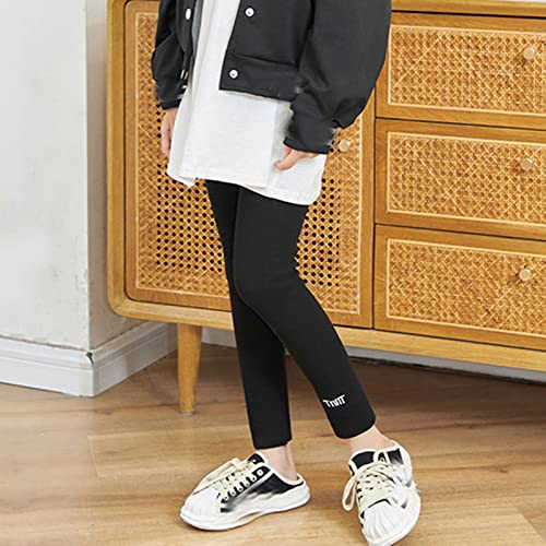 Little Girls Leggings Fleece Lined Baby Cotton Thick Thermal Tights Kids Stretchy Basic Full Length Pants Winter Warm Clothes4