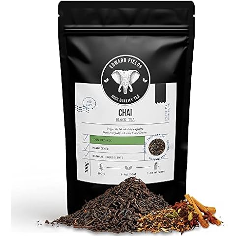 Thé noir chai latte biologique Edward Fields Cover