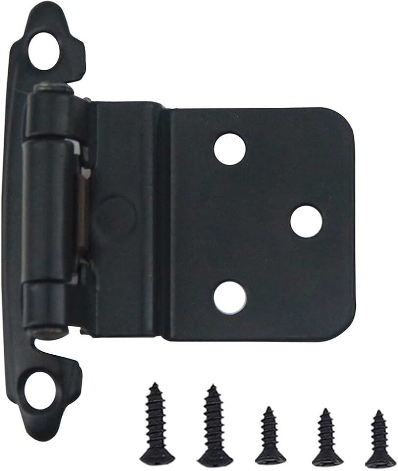 black kitchen hinges