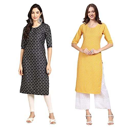 Image of Pinkmint Women's Crepe Regular Kurta