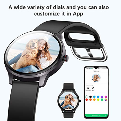 CUBOT Smartwatch heren, fitnesshorloge, 1,3 inch (33 mm) touchscreen, IP68 waterdicht, fitnesstracker, hartslagmeter… - Image 3