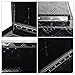 FGJQEFG 30 Inch Aluminum Tool Box Truck Car Trailer Underbody Toolbox,RV Storage Organizer,Underbed Truck Tools Organizer W/Lock T-Handle Latch w/Keys,Black(30''X14''X12'')