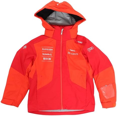 デサントチームスキーウェア 上下セット 赤 オレンジ デサントチーム