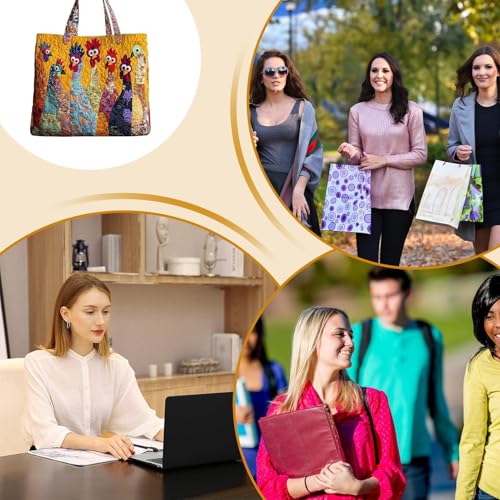 Bolsa acolchada de tela suave y diseño de animales para enfermería y profesorado 4