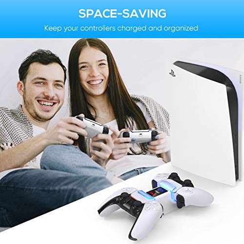 FASTSNAIL Voor PS5 Controller Oplader Dock, Twin Controller Opladen Dock voor Sony PlayStation 5 DualSense Stand PS 5… - Image 8