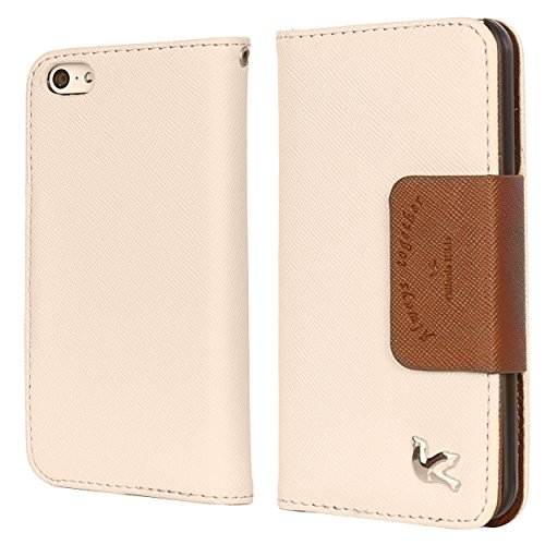 iPhone 5s case,iPhone SE case,iPhone 5 case,by HiLDA,Wallet Case,PU Leather Case,Credit Card Holder,Flip Cover Skin[Brown]