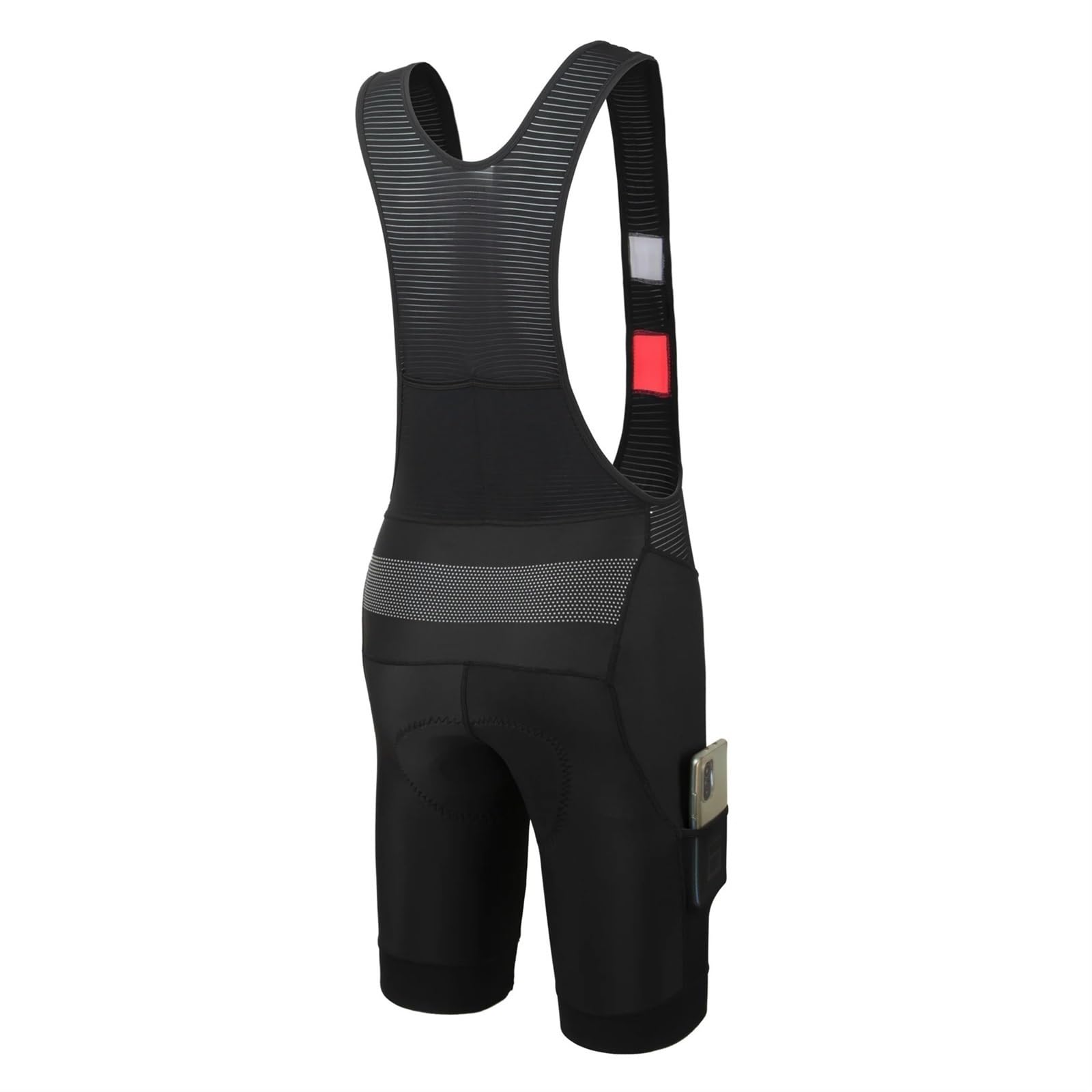 Salopette da Ciclismo Pantaloncini con Bretelle da Ciclismo da Uomo con 4 Tasche, Pantaloni da Bici da Viaggio Lunghi da Viaggio per Ciclismo su Strada (Color : Blue, Size : XXXL)