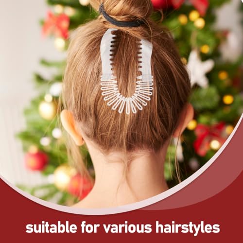 Pinces à cheveux emboîtables Beaupretty pour queue de cheval allongée lot de 4 - 3