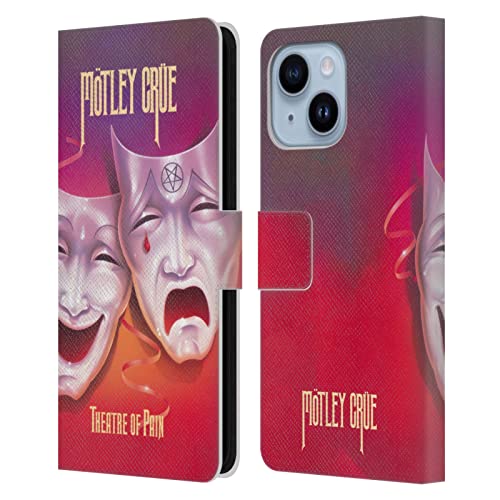 Étui Motley Crue Theater of Pain en cuir pour iPhone 14 Plus