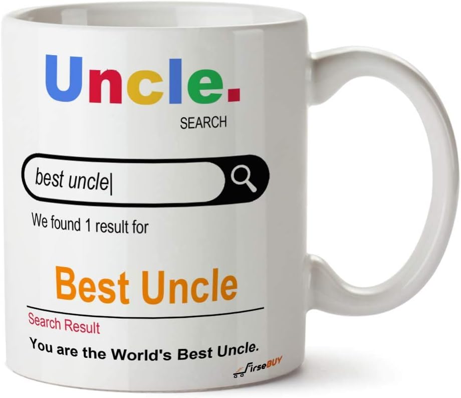 World’s Best Uncle Search Funny Mug/Father’s Day Gift/Birthday Gift for Uncle/Uncle Present/Best Uncle Mug 11oz