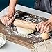 HOLIDYOYO Baking Rolling Pin Ergonomic Roller for Bread Pastry and Pizza Design Easy to Clean Kitchen Tool for All Types