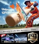 TORRAS Uncrackable 9H+ for iPhone 17 Pro Max Privacy Screen Protector, 12FT Military-Grade Anti Shatter, Top 25° Anti Spy, Data Protection, Full Coverage Tempered Glass, 2-Pack 6.9"