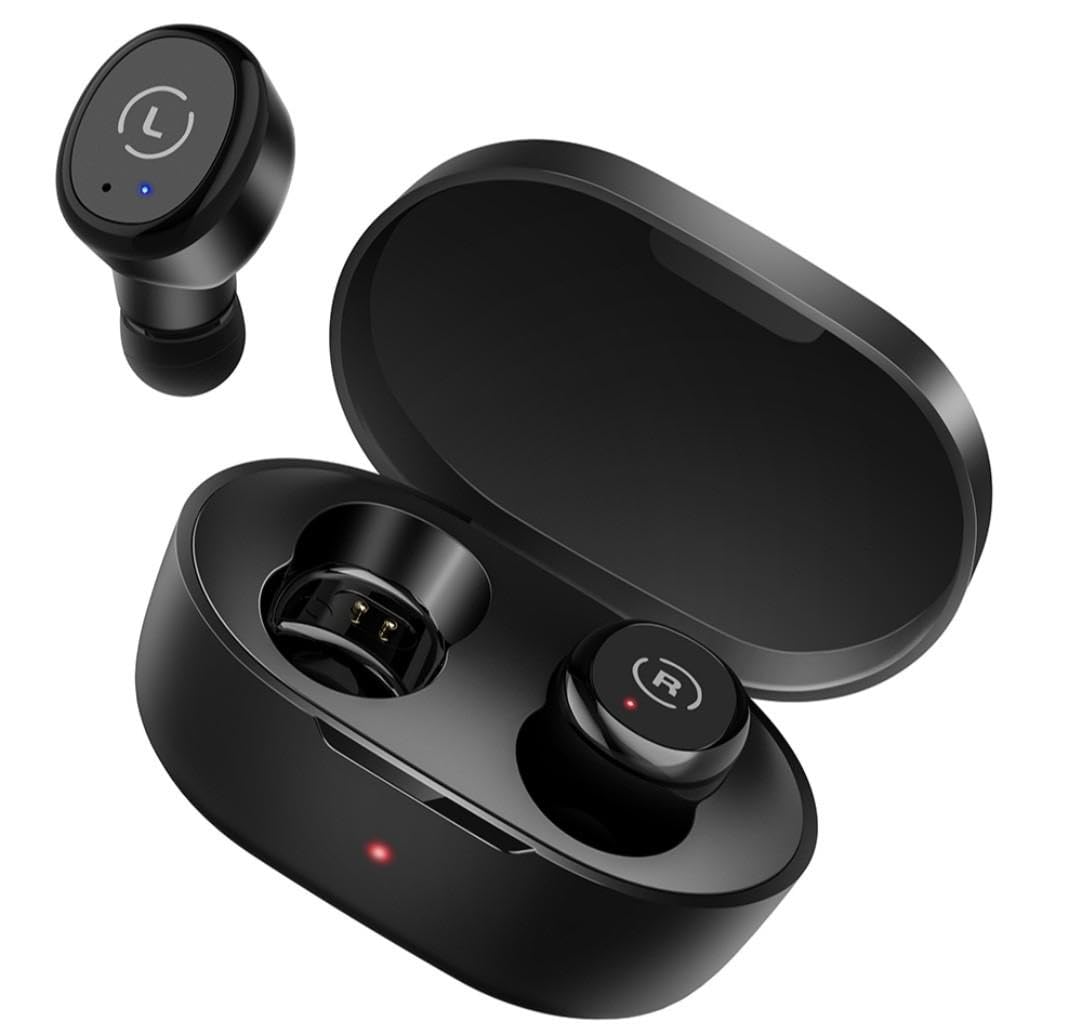 Ankbit(E300) Orignal Wireless Headphones and Earbuds, Bluetooth 5.0 Waterproof TWS Stereo, Touch Control, Deep Bass for Sports,Office, Gym, Games and Outdoor
