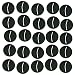 LITKO Paper Miniature Bases, 25mm Circle, 3mm Black (25)