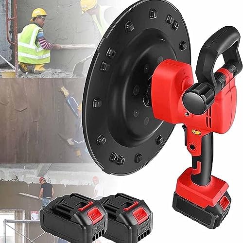 Cordless Electric Trowel for Concrete Cement Mortar Plastering,Handheld Cement Wall Smoothing Machine, Brushless Lithium Battery Powered for Efficient Plastering by Masons