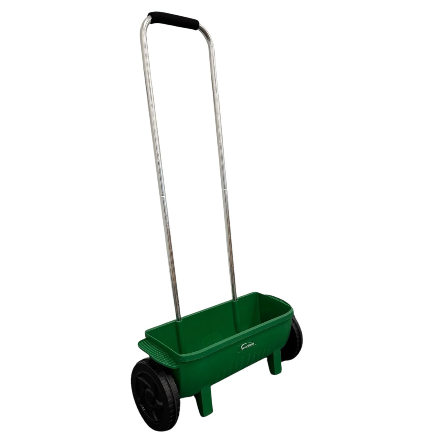 Selections Lawn Garden Grass Drop Spreader for Seed and Fertiliser (12 Litre Capacity)