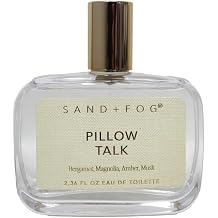 Sand and Fog Pillow Talk Eau de Toilette, Bergamot Magnolia Amber Musk, 2.36 Fl Oz