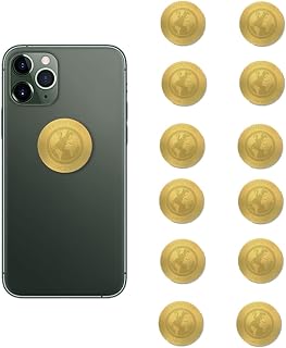 Anti Radiation Protection Sticker Shields 12 pack 24K Gold Cell phone sticker protection blocker for laptops tablets blocks 5G Wi-Fi bluetooth protection neutralizer