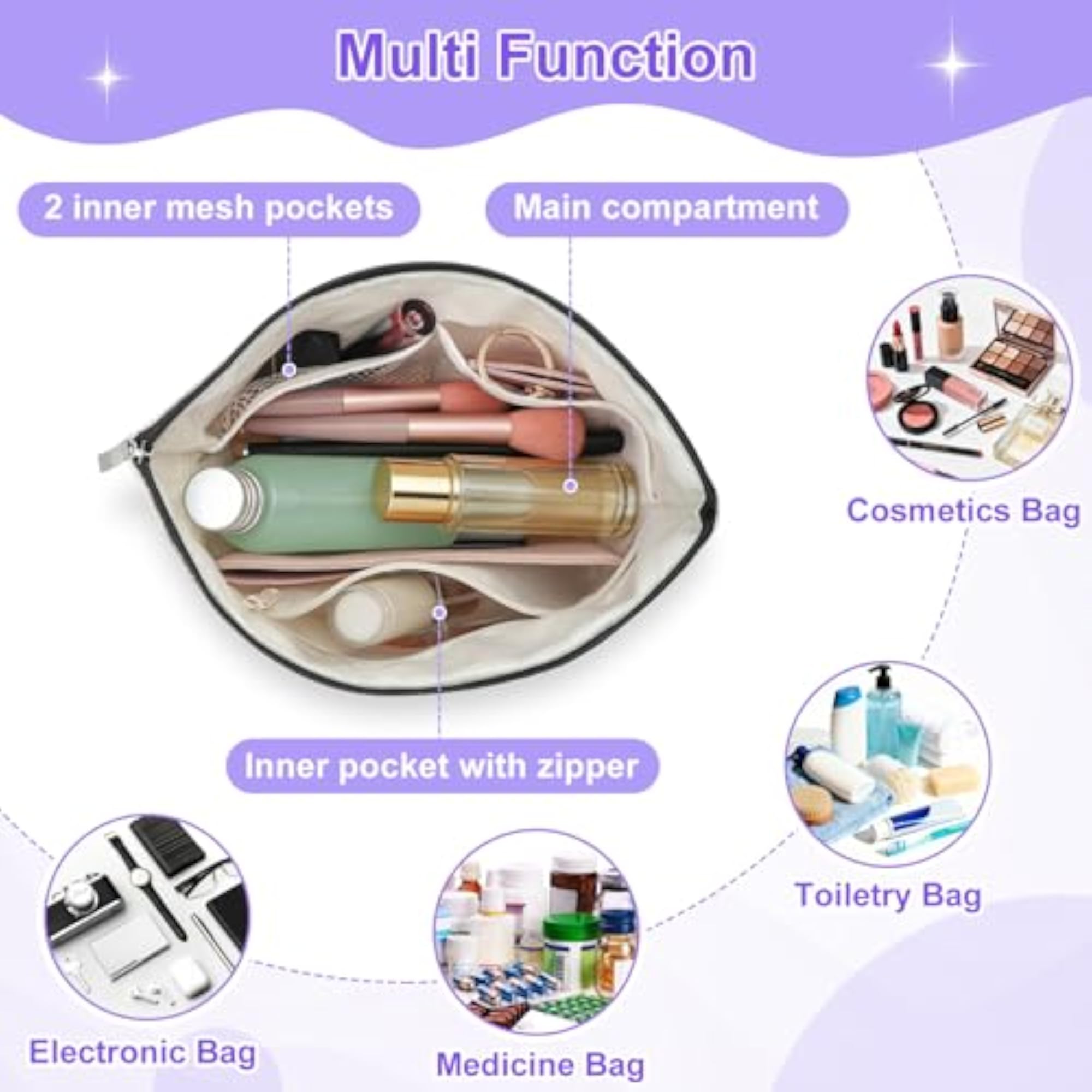 Funny 40th Birthday Gifts for Women Makeup Bag 40th Birthday Decorations