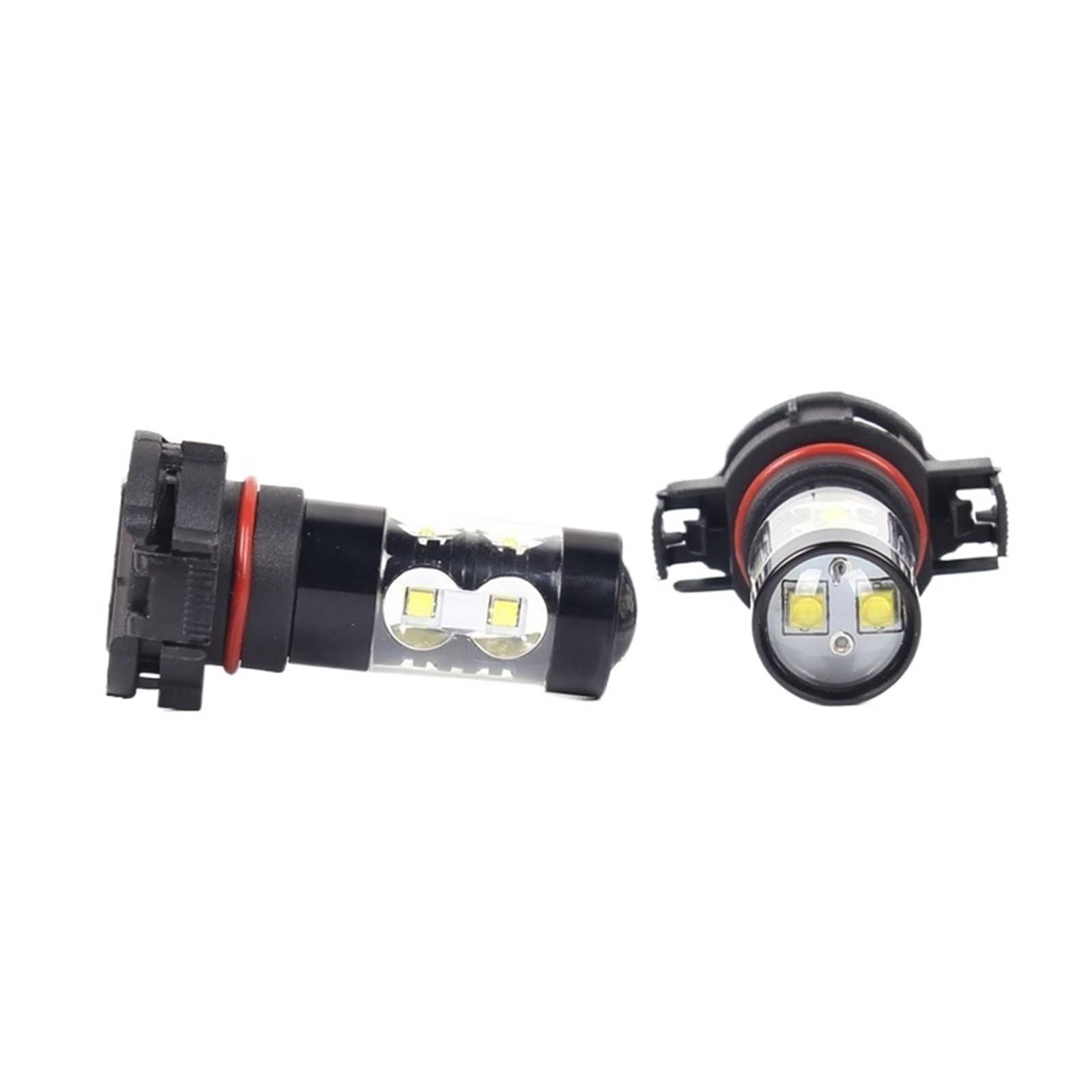 LED Oświetlenie pomocnicze LED PSX24W 5202 Światła Przeciwmgielne Samochodu | H16 Żarówka Samochodowa 80W Do Jazdy Dziennej DRL Led Reflektor Lampa(6000K Cold White)