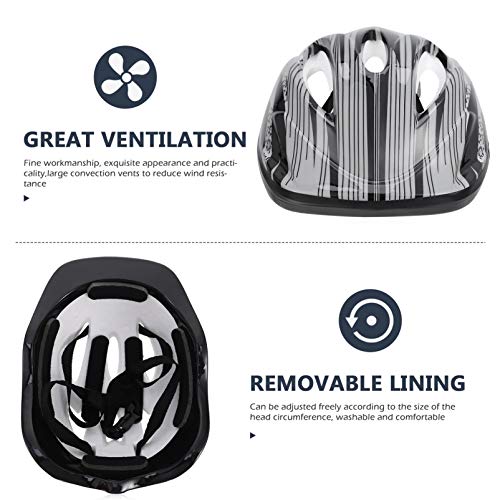 BESPORTBLE Conjunto de Equipamentos de Proteção para Capacete Infantil Joelheiras Joelheiras de Segu