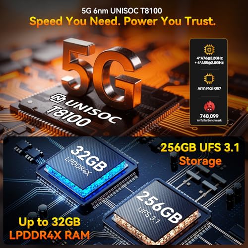 Image of Blackview Rock 2 Pro 5G Rugged Phone Android 16, 15000mAh /33W Dual 400LM Camping Light, 32GB+256GB /2TB Rugged Smartphone Unlocked Gemini AI, 16MP+13MP 6.78 inch 2.4K 120Hz Glove Mode /NFC