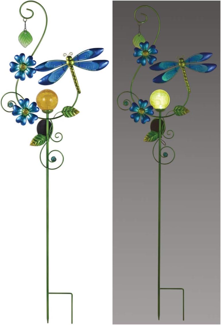 Sunset Vista Designs Solar Collection - Solar Garden Stake, Dragonfly
