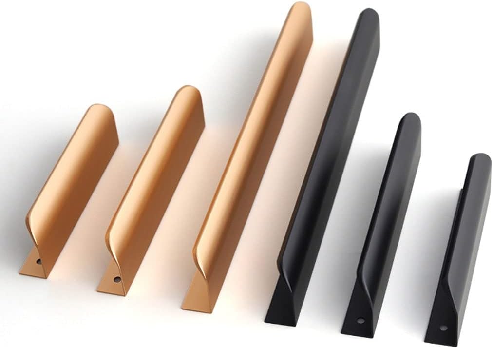 Finger Pulls for Cabinets 1000mm/39.37" Length Black Edge Pulls Finger Cabinet Pulls Concealed Handles for Kitchen Drawer Finger Edge Pull Tab Handle(White,20pc)