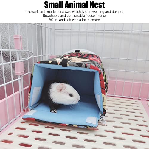 BORDSTRACT Pequeno Ninho De Hamster Para Animais Estimação, Cama Removível Respirável E Confortável