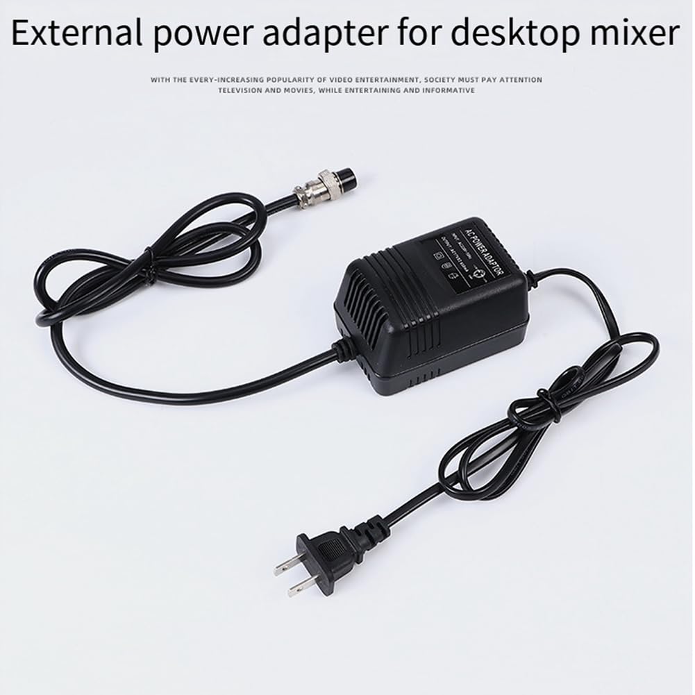 Adattatore di Alimentazione F4 15V Console di Missaggio Mixer Alimentatore Adattatore CA Connettore A 3 Pin Durevole Facile da Installare Facile da Usare SPINA UE