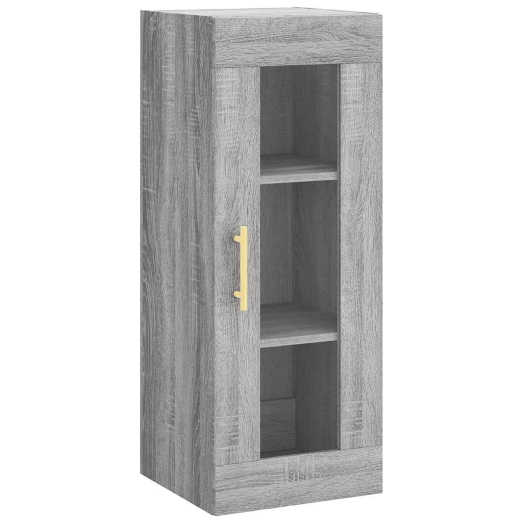 Aparador de almacenamiento para cocina, ahorra espacio, armario despensa, armario lateral, decoración de interiores, decoración para la casa, gris Sonoma, 34,5 x 34 x 180 cm