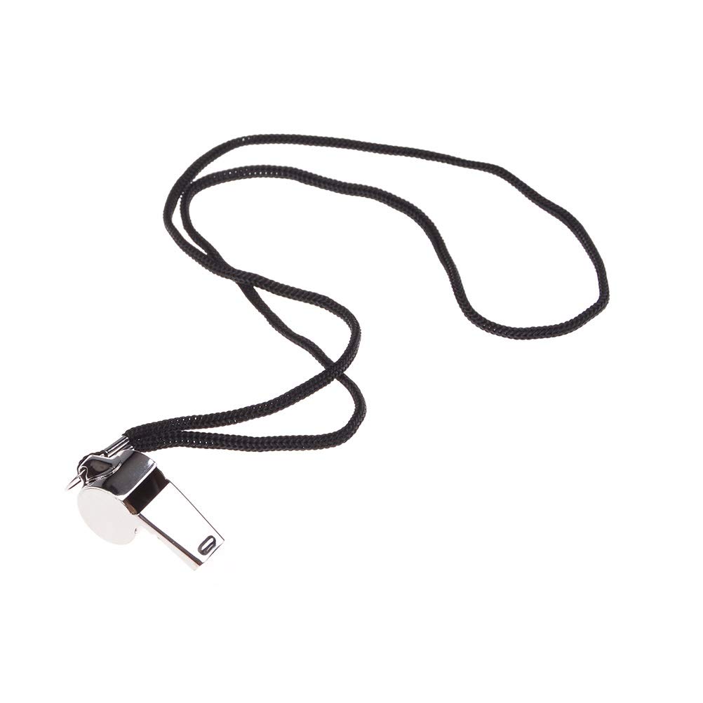 Lot De 6 Sifflets D’arbitre Avec Cordons Et Clips – ABS, Son Puissant, Pour Foot, Sport Scolaire, Sauveteurs Et Entraînement Chien