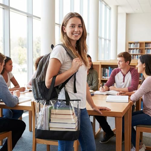 9 Bolsas tote transparentes con cierre y correa miniatura 2
