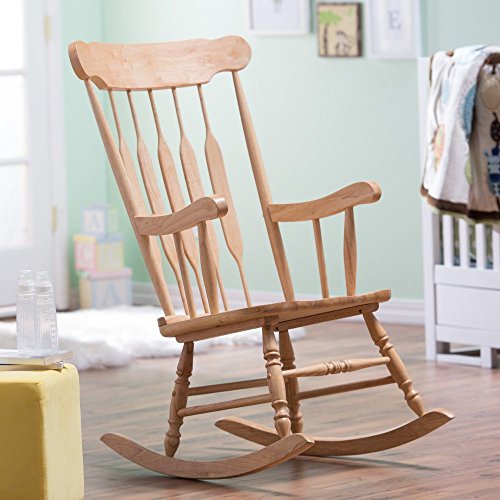 Belham Living Wood Nursery Rocker - Natural