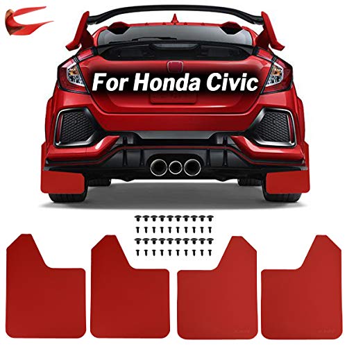 車用マッドガード 汎用マッドフラップ 泥除け マッドガード シビック/Type R/Si シビックタイプS シビックハイブリッド