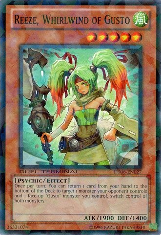 Yu-Gi-Oh! - Reeze, Whirlwind of Gusto (DT06-EN027) - Duel Terminal 6A - Unlimited Edition - Common