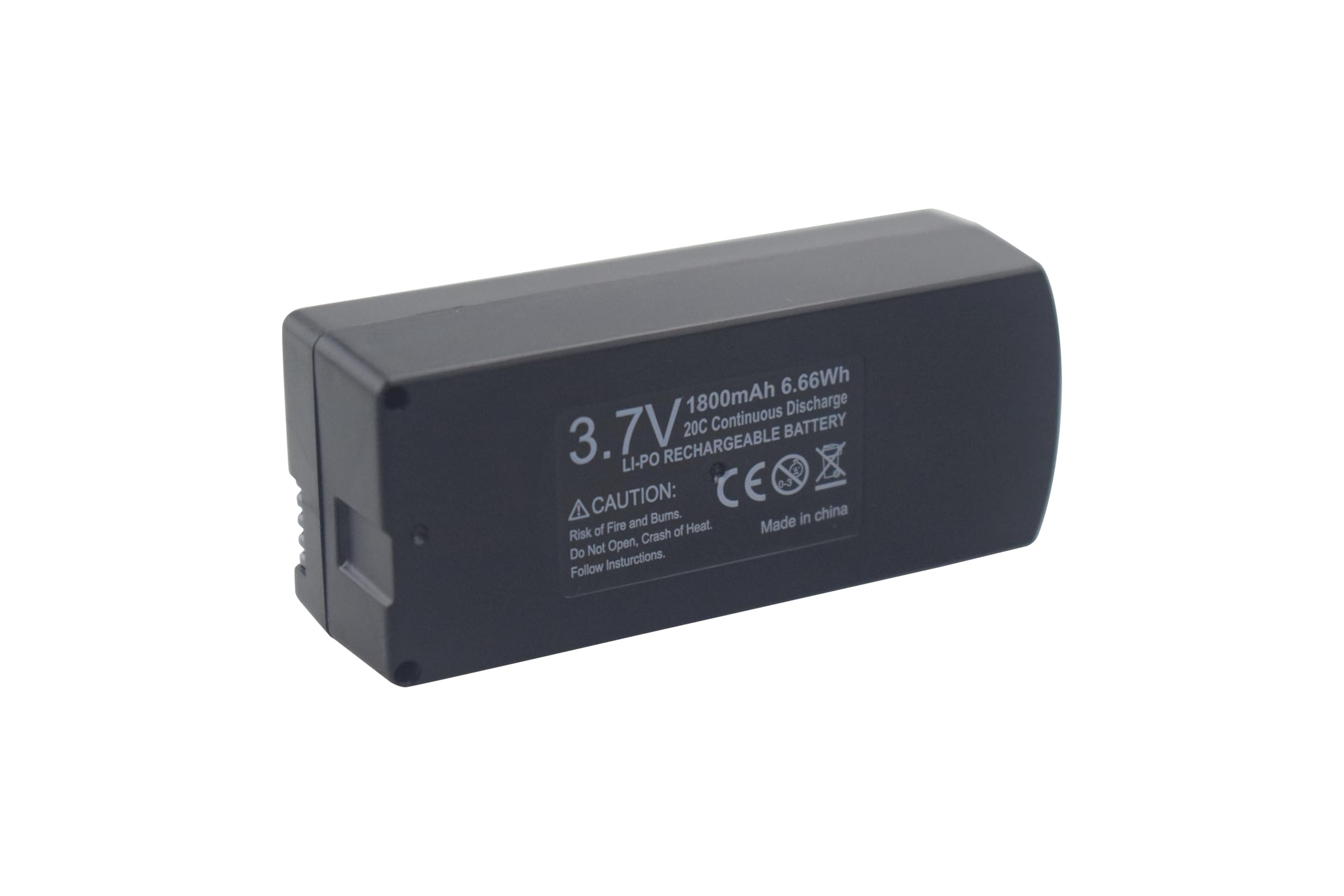 2PCS 3.7V 1800mah Batterie Lipo pour F167 X28 X26 S132 Drone sans balais pour éviter Les Obstacles Photographie aérienne HD Quadcopter Pliant Drone télécommandé