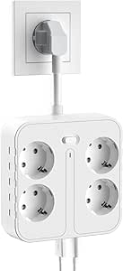 Rotatie Plug Eu Converter Één In Drie 180 Graden Verlengstekker Multi Plug Mini