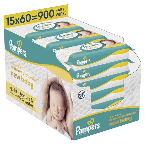 Pampers New Baby Wipes 15x60