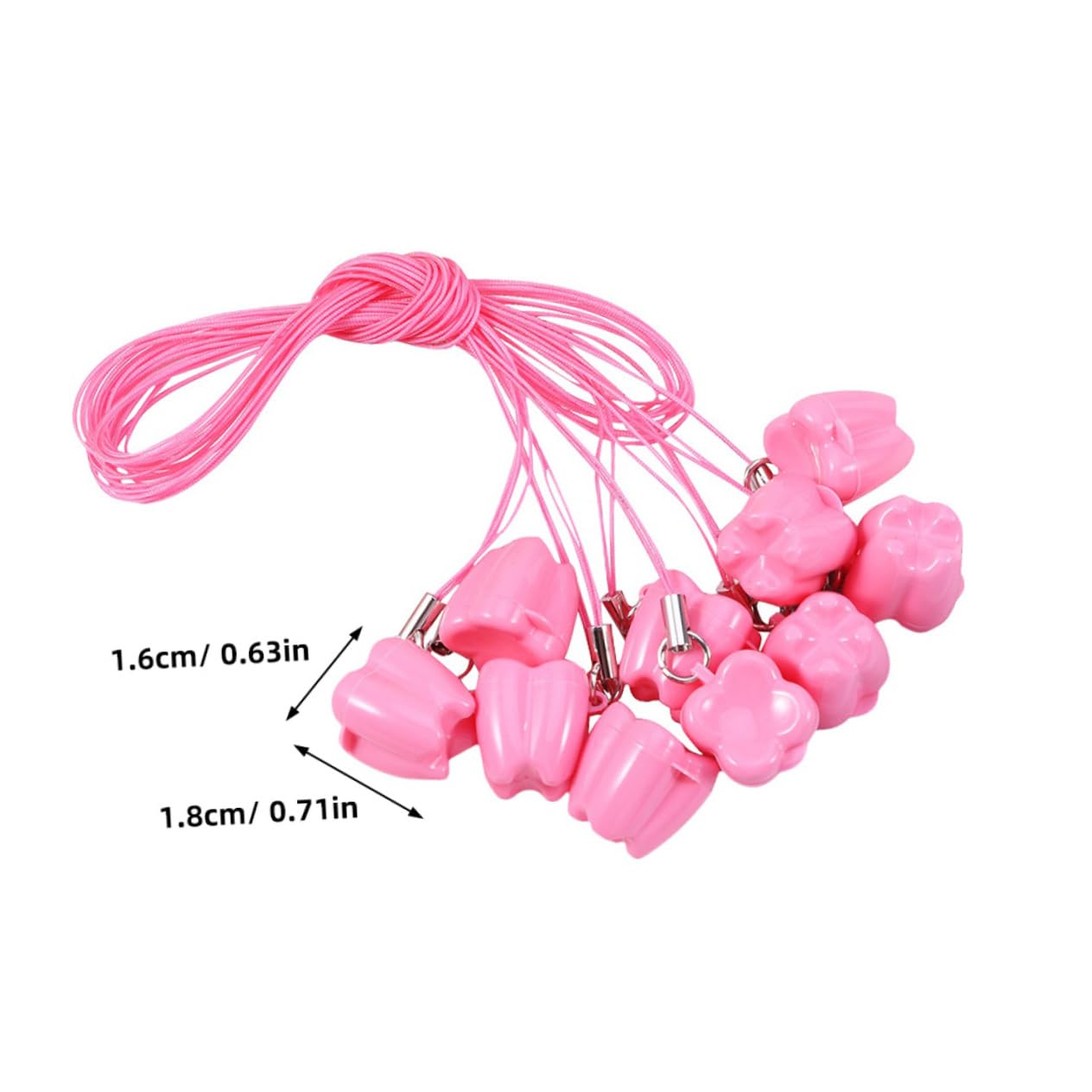 VANZACK 12Pcs Milk Tooth Case Storage Holder Cute Plastic Tooth Boxes for Lost Teeth Tooth Necklace Party Favors Practical Keepsake for Boys